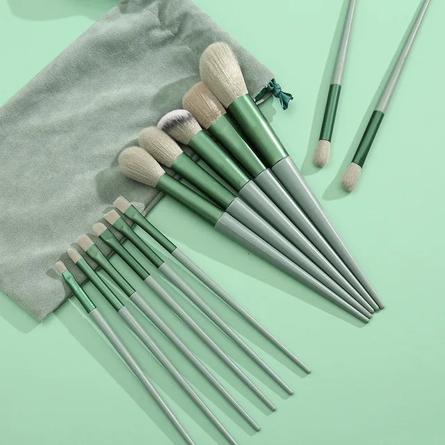 Lot de 13 Pinceaux de maquillage - Professionnelle ✨