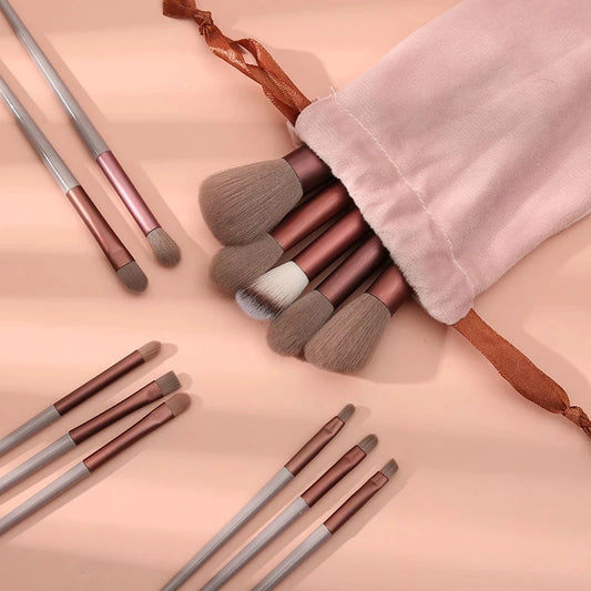 Lot de 13 Pinceaux de maquillage - Professionnelle ✨